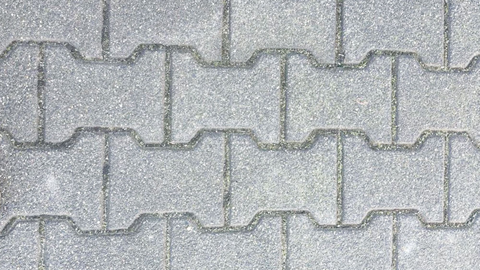 Gebruikte beton H-profielklinker 10cm grijs (los gestort)