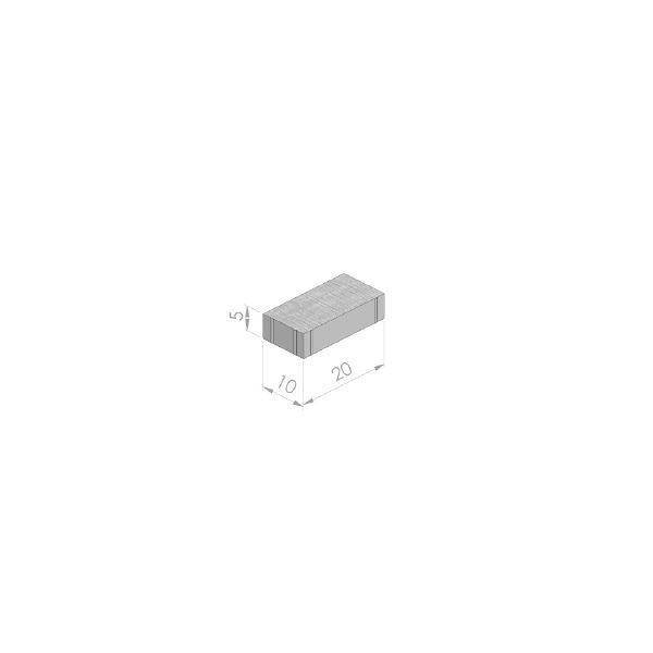 Cera5line 10x20x5cm Pietra grey