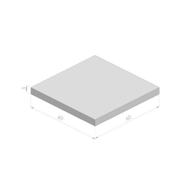 Cera5line 60x60x5cm Pietra grey